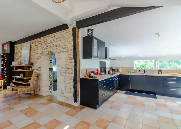 Maison En Bord De Riviere Ferienhaus Saint-Avit-Saint-Nazaire